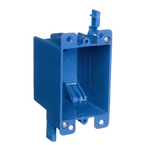 blue electrical boxes canada|carlon old work outlet box.